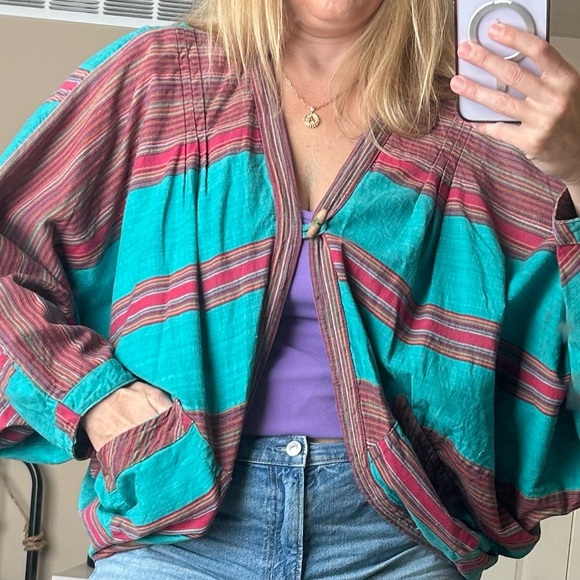 Kimono Boho Handmade w/Pockets | Size M/L - Picture 8 of 10